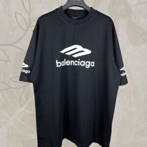 Balenciaga Classic Black Crew-Neck T-Shirt